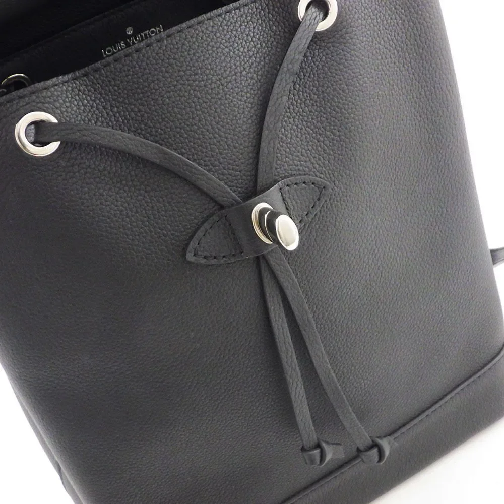 Louis Vuitton LockMe Backpack Taurillon Leather LV Logo Twist Lock Black - Picture 7 of 13